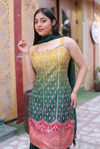 Sunset Mosaic Patterned Sharara Set